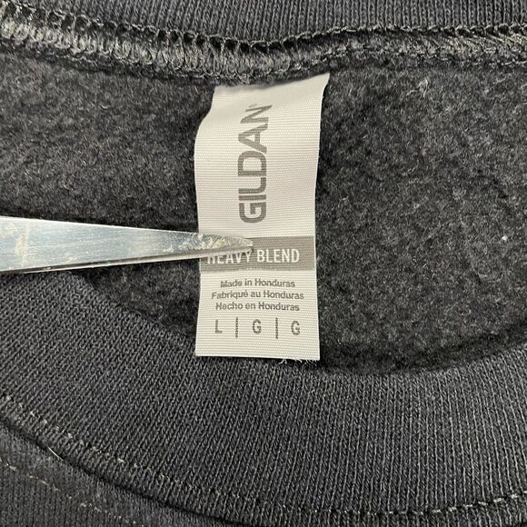 Scream Sweatshirt Mens Large Black Horror Scary Movies Graphic Print Ghost Face - Picture 3 of 11